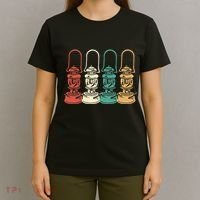 Vintage Camping Light Retro Camp Lantern T-Shirt thumb 4