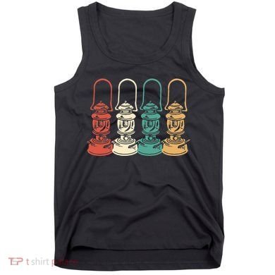 Vintage Camping Light Retro Camp Lantern Tank Top