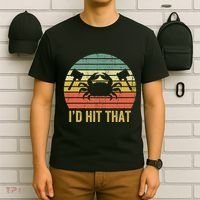 Vintage Crab Lover Retro Funny Maryland Seafood Fan T-Shirt thumb 6