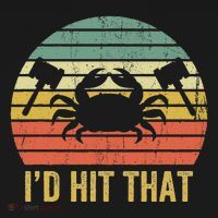 Vintage Crab Lover Retro Funny Maryland Seafood Fan T-Shirt thumb 7