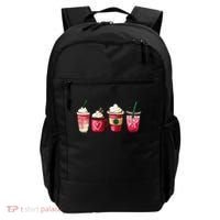 Valentine Coffee Lover Heart Latte Iced Coffee Valentine Day Backpack thumb 0