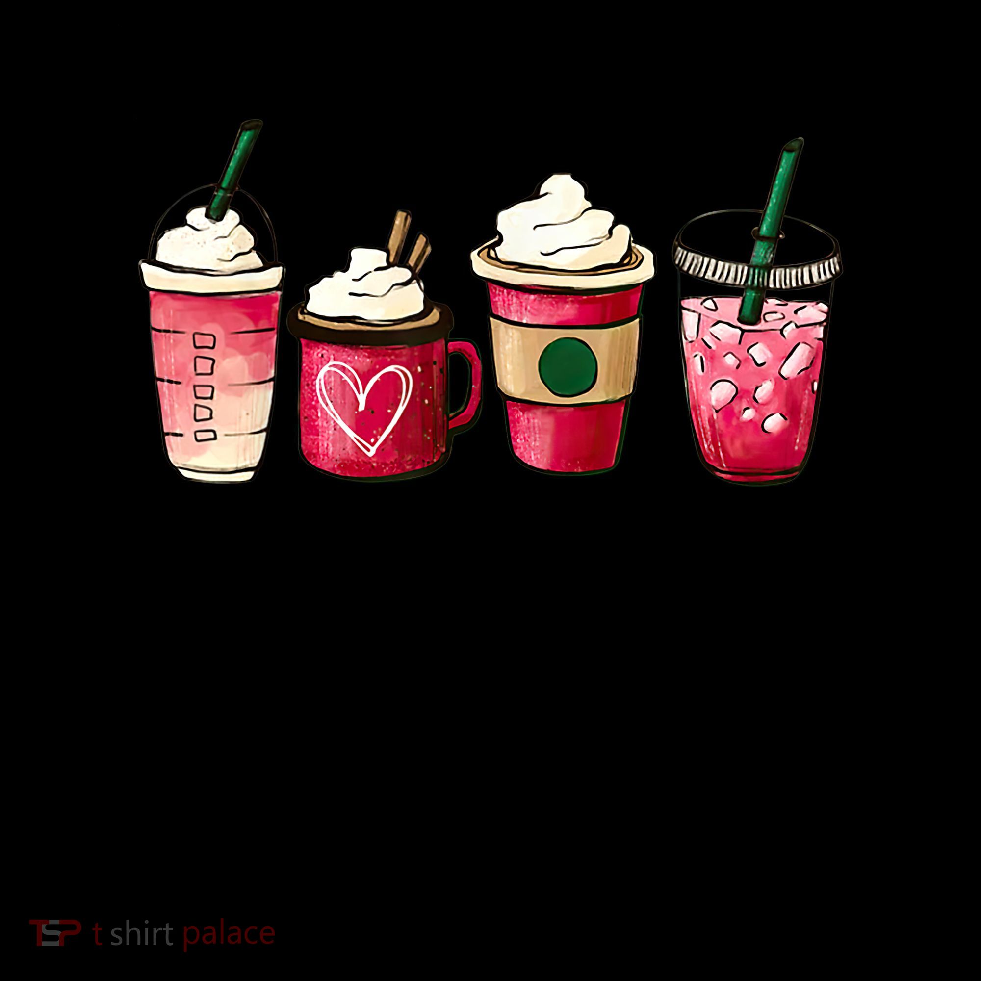 Valentine Coffee Lover Heart Latte Iced Coffee Valentine Day Coffee Mug