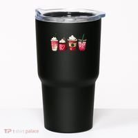 Valentine Coffee Lover Heart Latte Iced Coffee Valentine Day Tumbler thumb 0