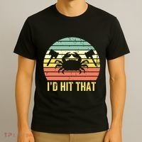 Vintage Crab Lover Retro Funny Maryland Seafood Fan T-Shirt thumb 3