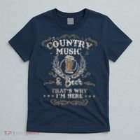 Vintage Country Music And Beer That's Why I'm Here Legends T-Shirt thumb 5