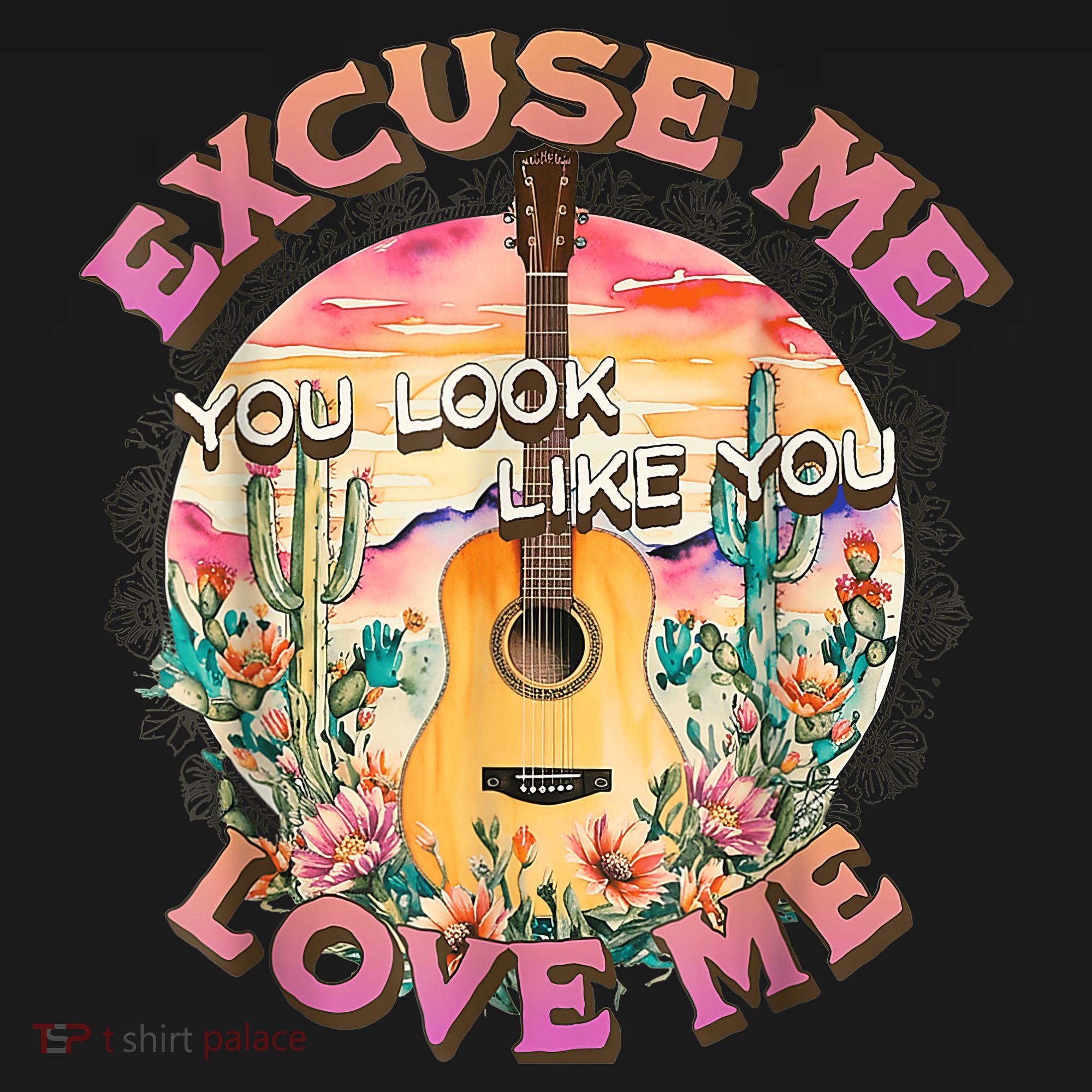 Vintage Country Music Excuse Me You Look Like You Love Me T-Shirt