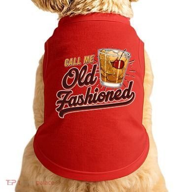 Vintage Call Me Old Fashioned Doggie Tank