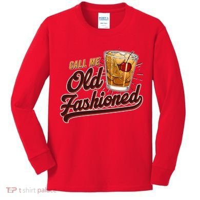 Vintage Call Me Old Fashioned Kids Long Sleeve Shirt