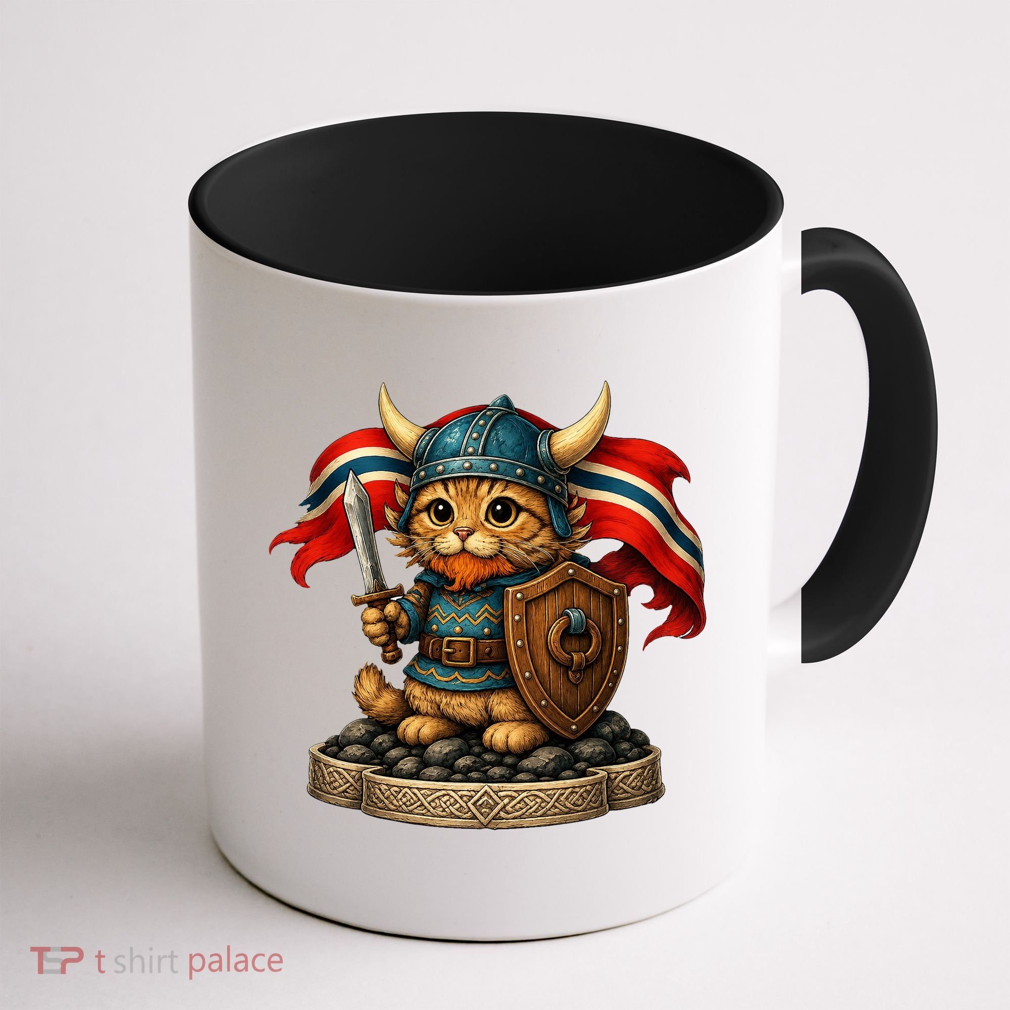 Viking Cat Norway Norwegian Coffee Mug