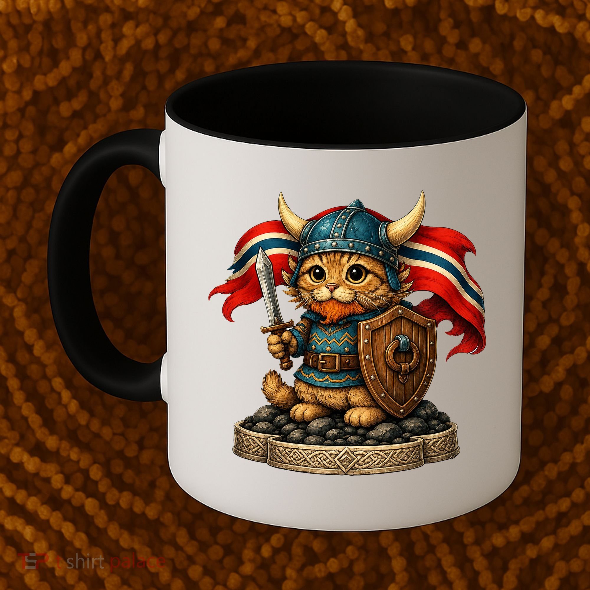 Viking Cat Norway Norwegian Coffee Mug