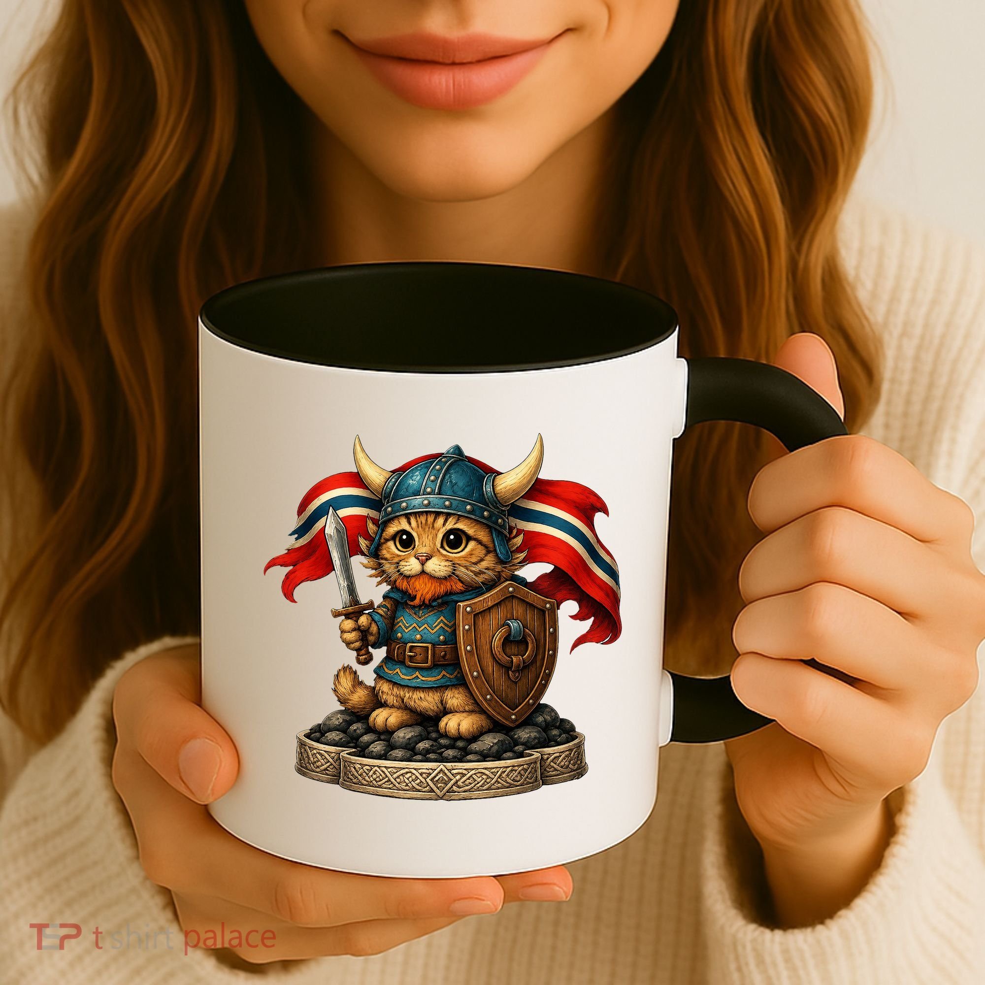 Viking Cat Norway Norwegian Coffee Mug