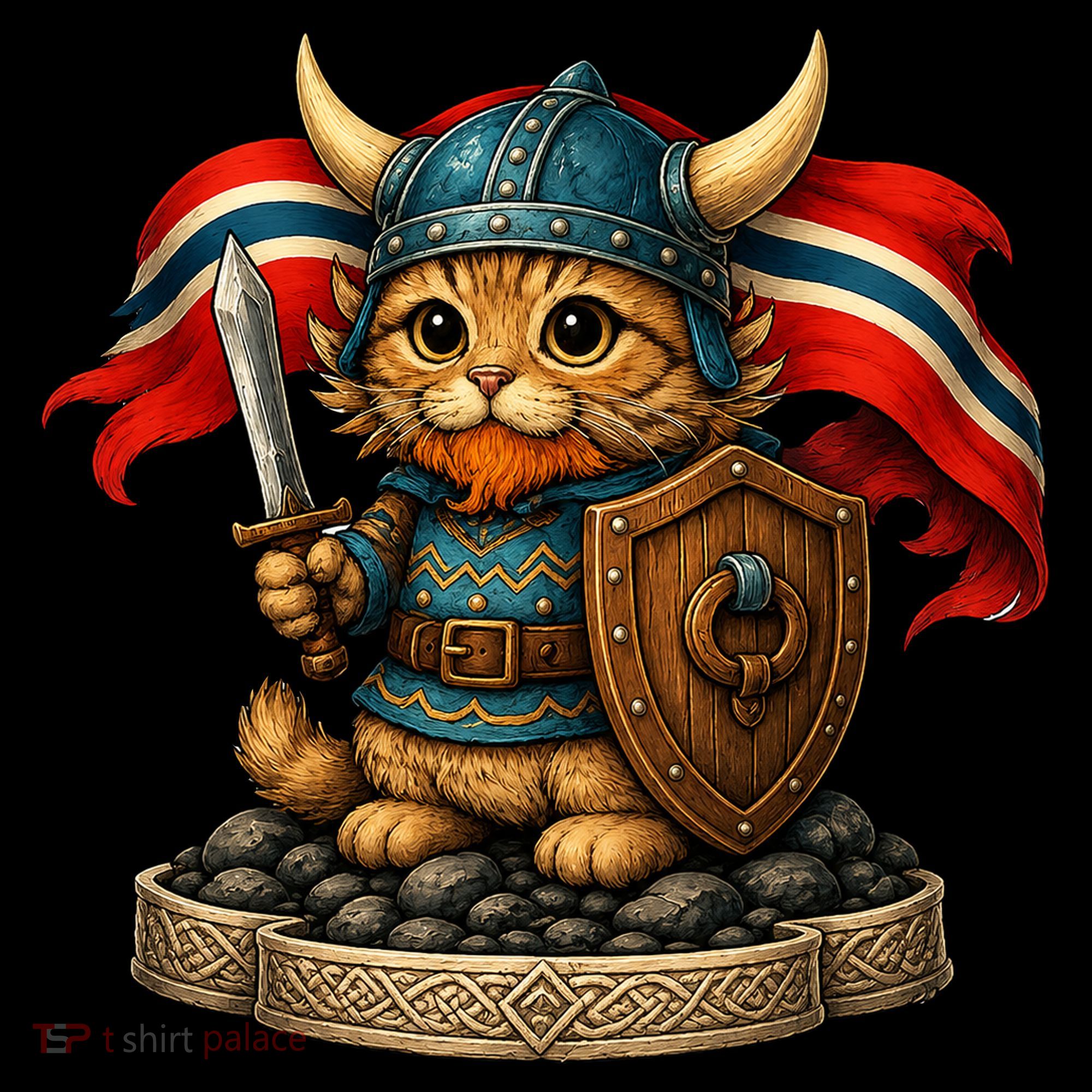 Viking Cat Norway Norwegian Coffee Mug