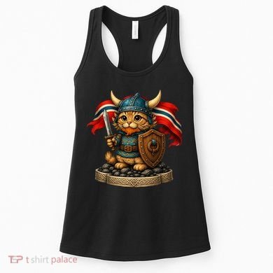 Viking Cat Norway Norwegian Women's Tank Top