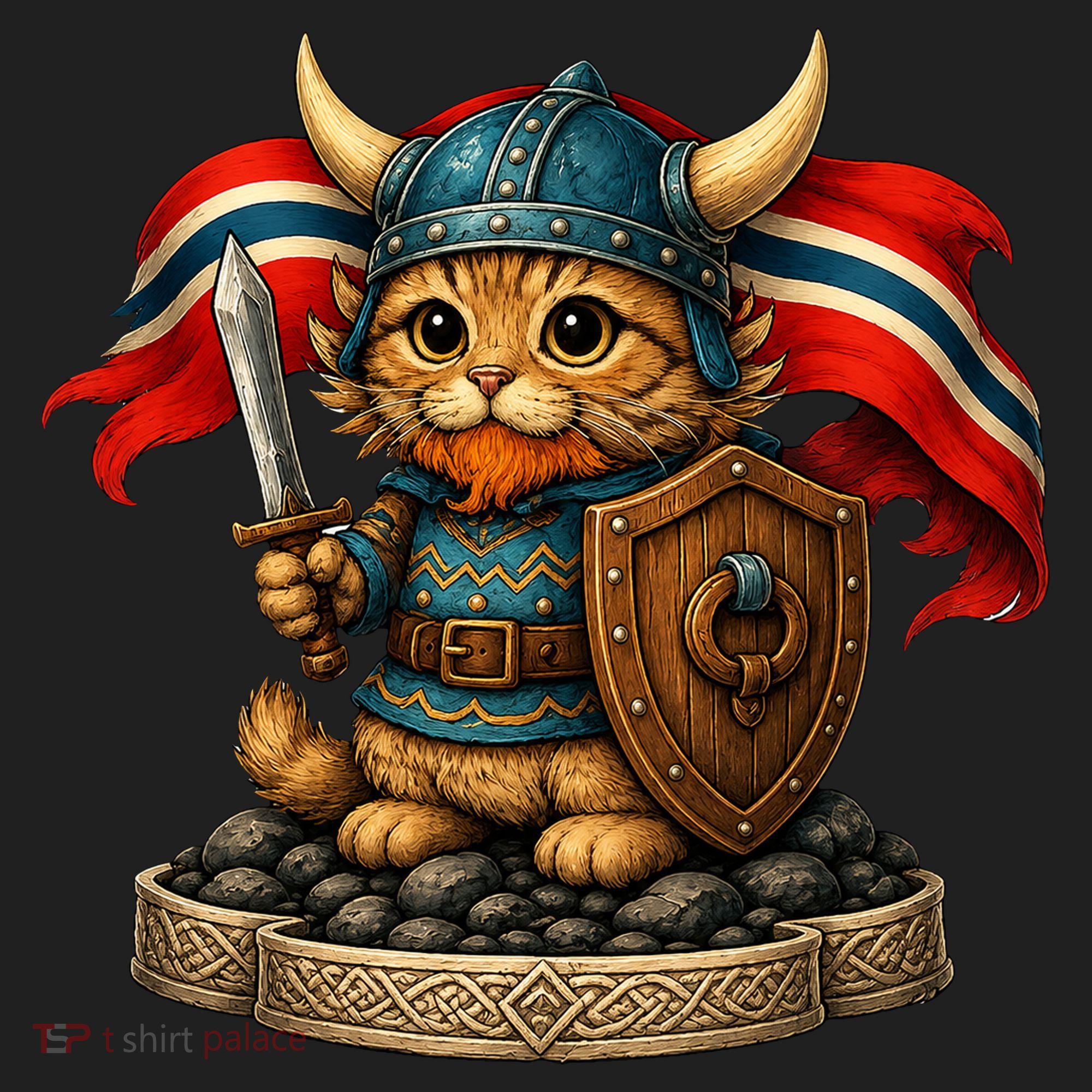 Viking Cat Norway Norwegian Hat