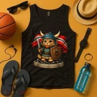 Viking Cat Norway Norwegian Tank Top thumb 4