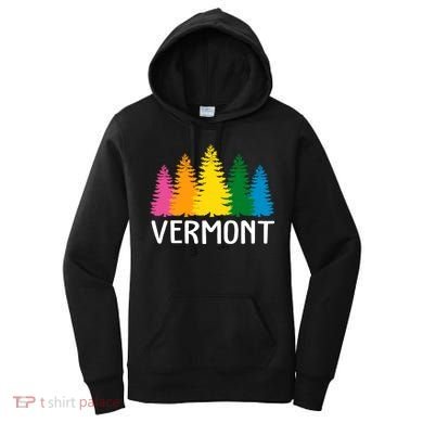 Vermont Colorful Nature Women's Hoodie