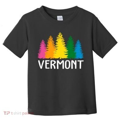 Vermont Colorful Nature Toddler T-Shirt