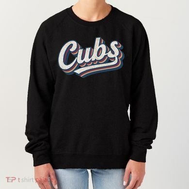Vintage Cubs Name Throwback Retro Classic Women's Sweatshirt