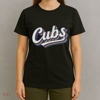 Vintage Cubs Name Throwback Retro Classic T-Shirt thumb 4