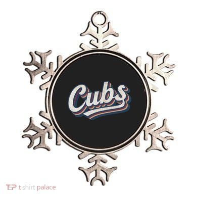 Vintage Cubs Name Throwback Retro Classic Ornament
