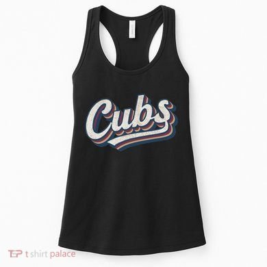 Vintage Cubs Name Throwback Retro Classic Women's Tank Top