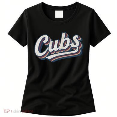 Vintage Cubs Name Throwback Retro Classic Women's T-Shirt