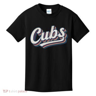 Vintage Cubs Name Throwback Retro Classic Kids T-Shirt