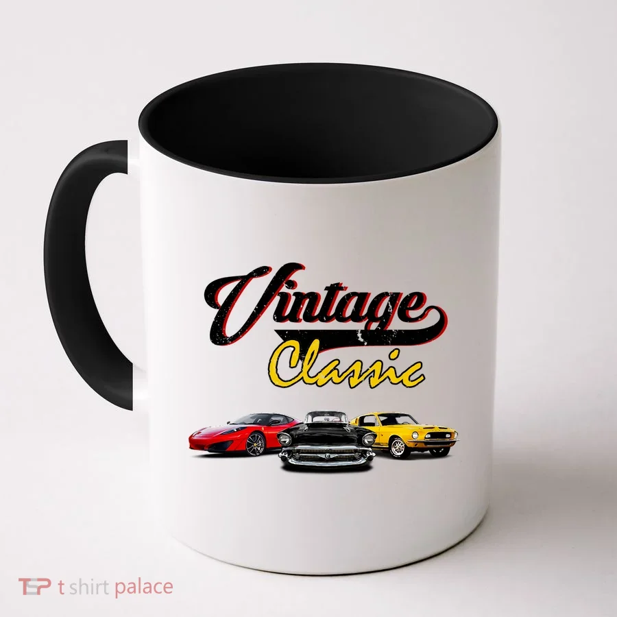 Vintage Classic Oldies Cars Coffee Mug