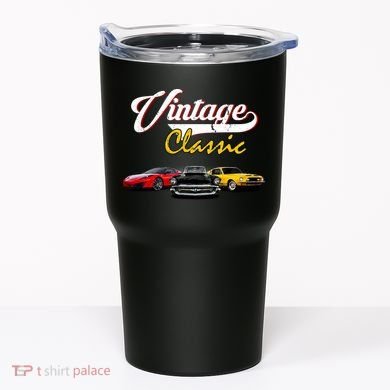 Vintage Classic Oldies Cars Tumbler