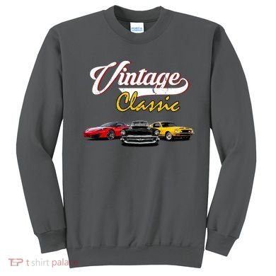 Vintage Classic Oldies Cars Sweatshirt