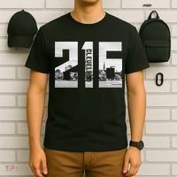 Vintage Cleveland Ohio 216 Area Code Skyline T-Shirt thumb 6