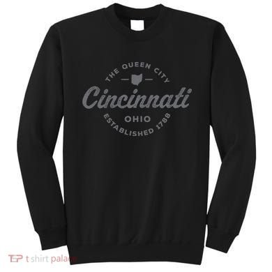 Vintage Cincinnati Ohio 1788 Retro Throwback Souvenir Sweatshirt