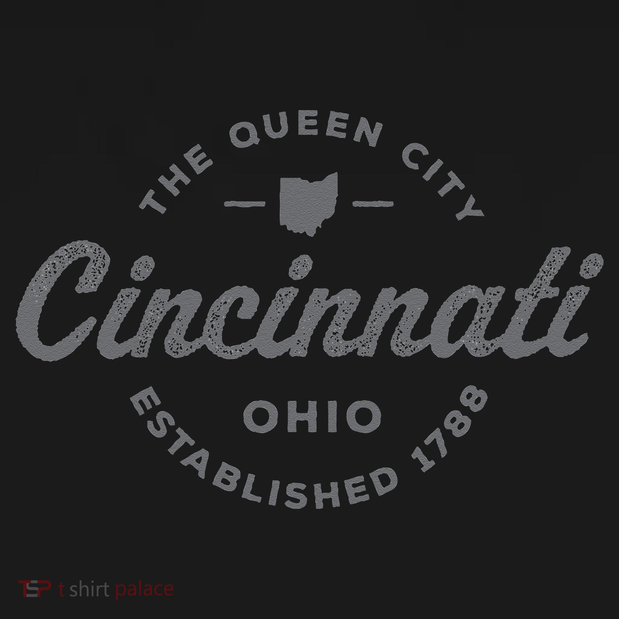 Vintage Cincinnati Ohio 1788 Retro Throwback Souvenir T-Shirt