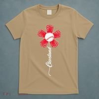 Vintage Cleveland Ohio Women Funny Souvenir Flower T-Shirt thumb 5