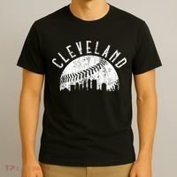 Vintage Cleveland Ohio Skyline Apparel T-Shirt thumb 3