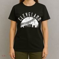 Vintage Cleveland Ohio Skyline Apparel T-Shirt thumb 4