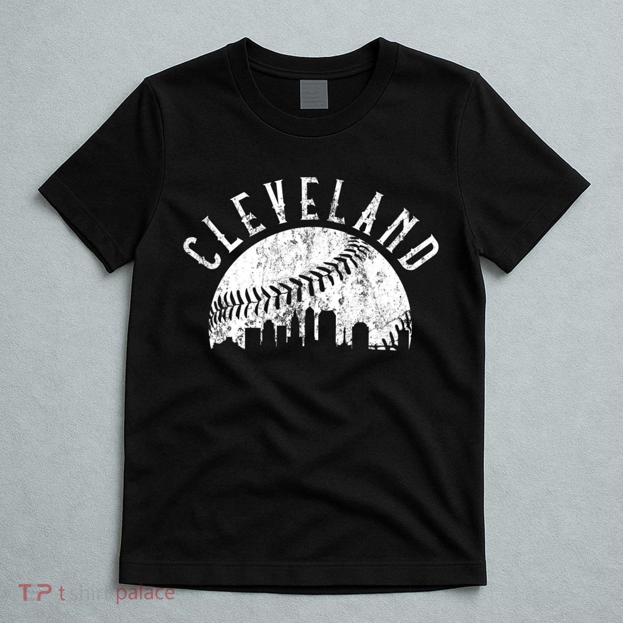 Vintage Cleveland Ohio Skyline Apparel T-Shirt