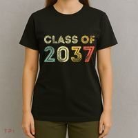 Vintage Class Of 2037 Graduation Senior 2037 T-Shirt thumb 4