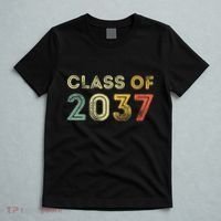 Vintage Class Of 2037 Graduation Senior 2037 T-Shirt thumb 5
