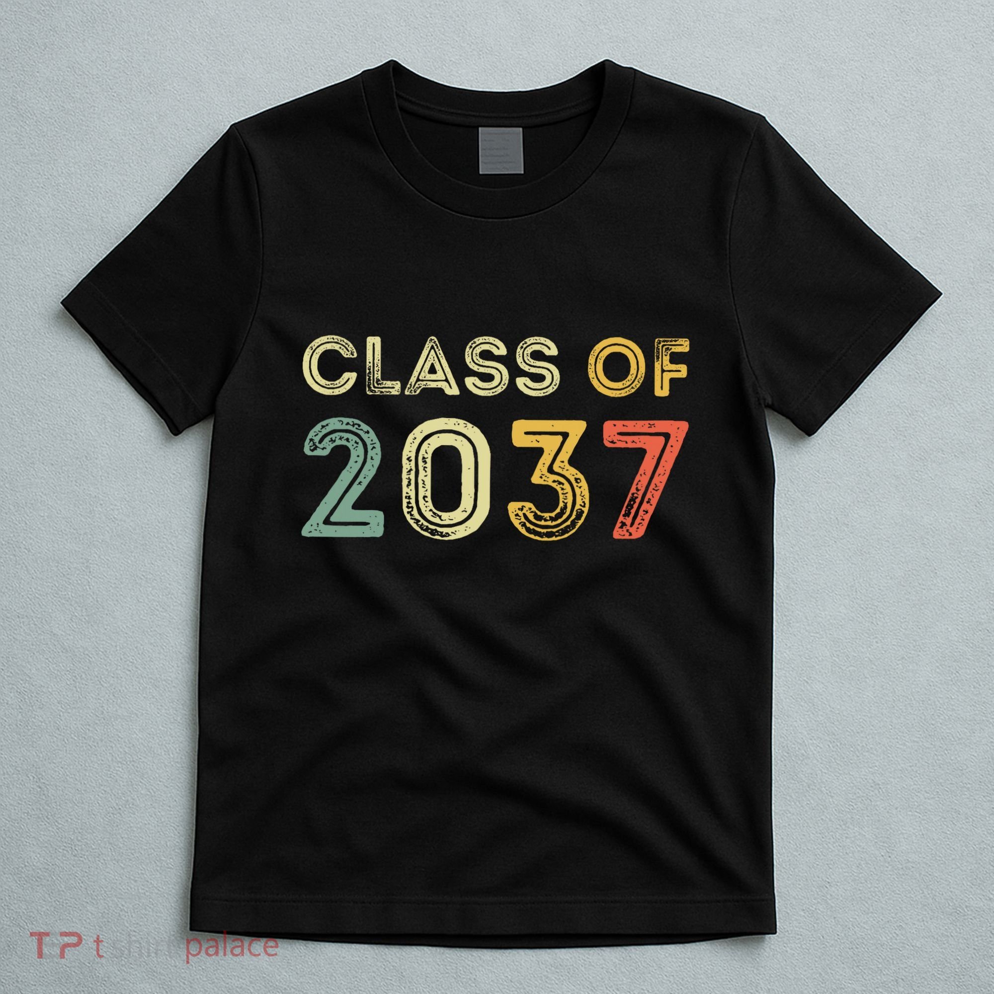 Vintage Class Of 2037 Graduation Senior 2037 T-Shirt