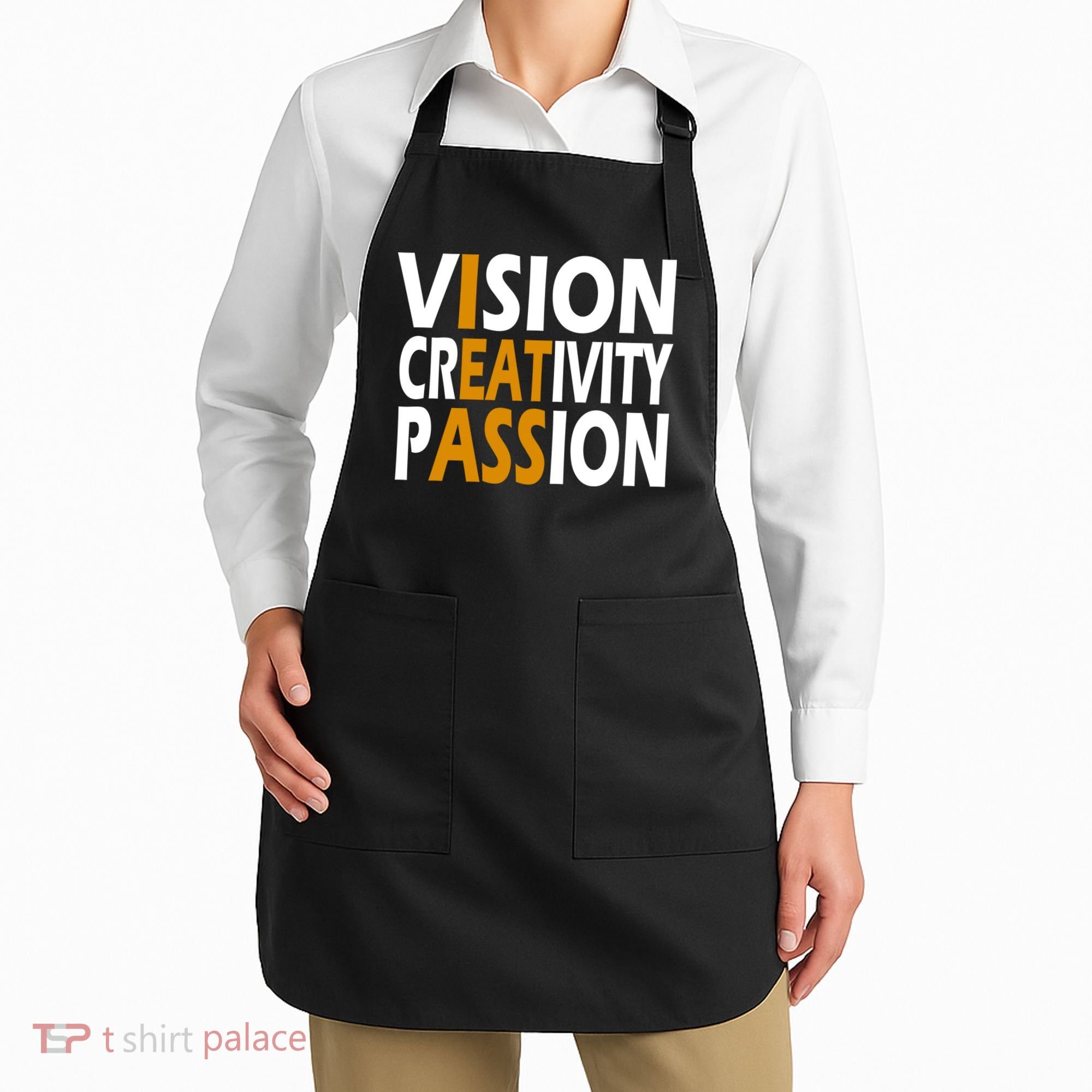 Vision Creativity Passion Funny Humor Apron