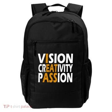 Vision Creativity Passion Funny Humor Backpack