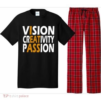 Vision Creativity Passion Funny Humor Pajama Set