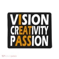 Vision Creativity Passion Funny Humor Mousepad thumb 0