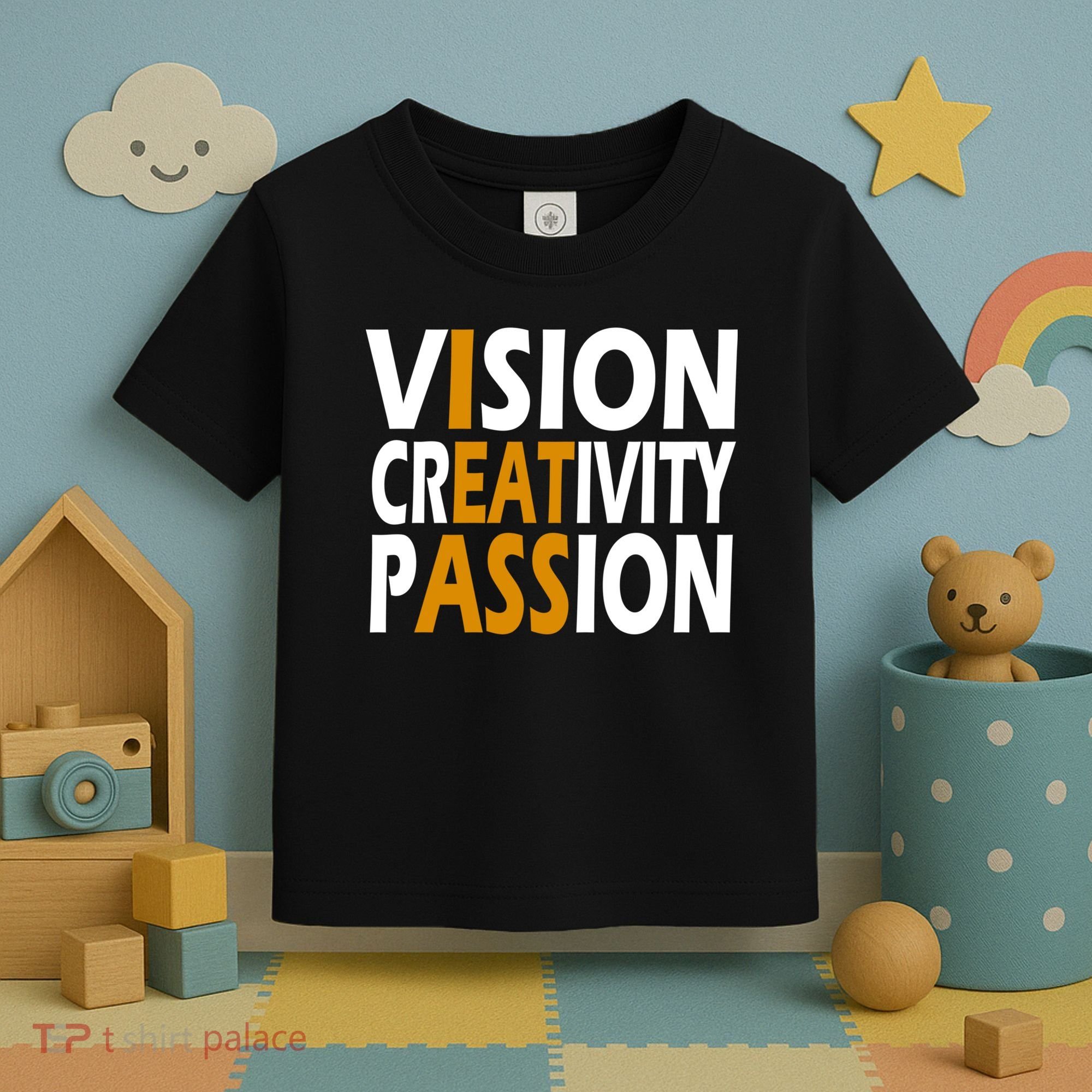 Vision Creativity Passion Funny Humor Toddler T-Shirt