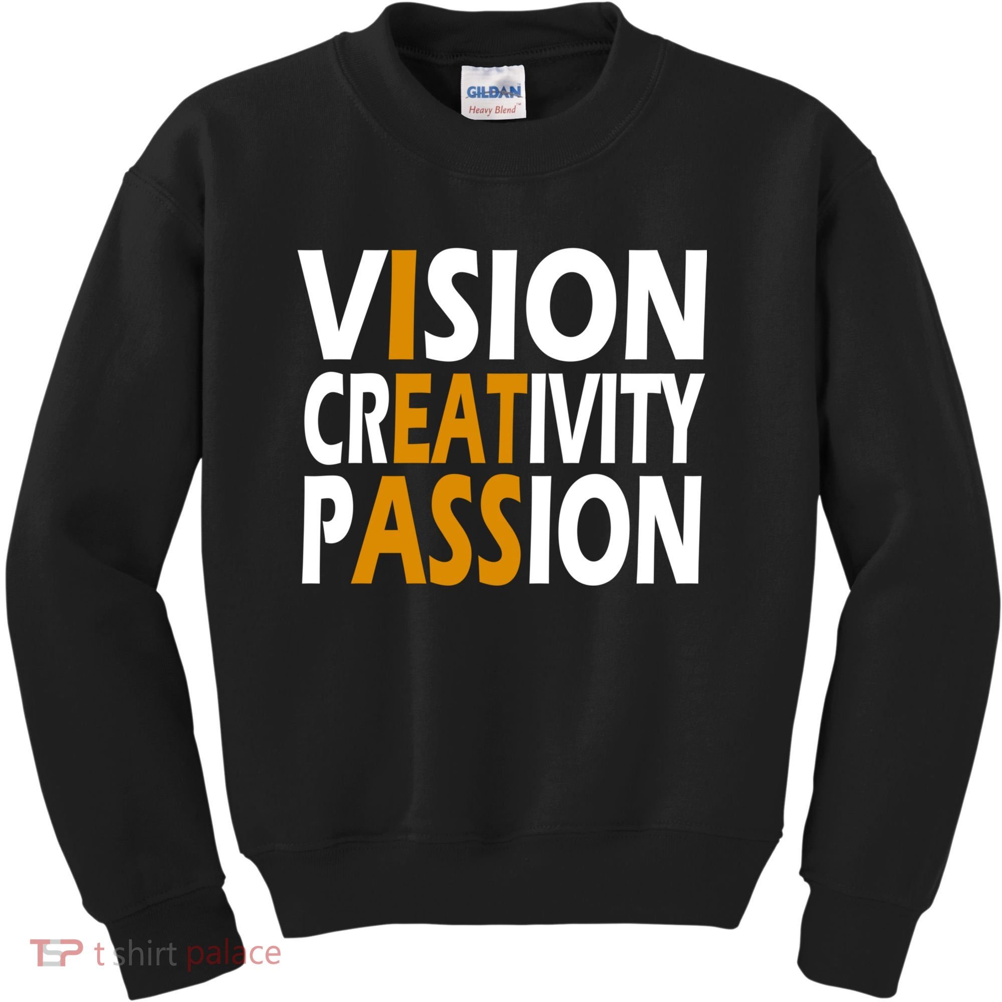 Vision Creativity Passion Funny Humor Kids Sweatshirt