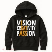 Vision Creativity Passion Funny Humor Kids Hoodie thumb 0