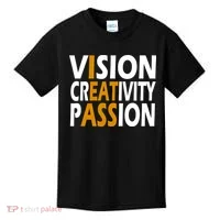 Vision Creativity Passion Funny Humor Kids T-Shirt thumb 0