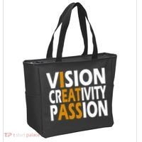 Vision Creativity Passion Funny Humor Tote Bag thumb 2