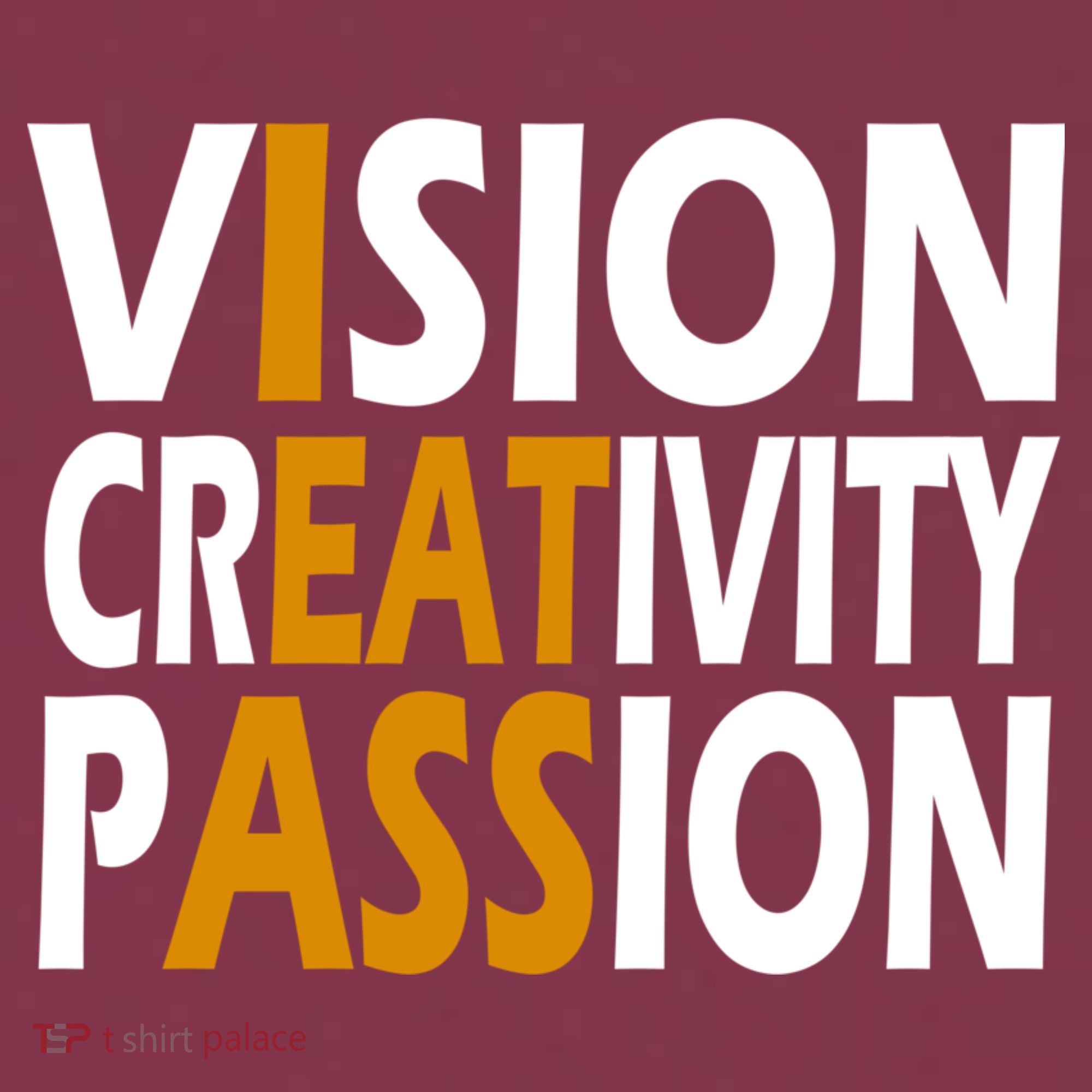 Vision Creativity Passion Funny Humor 16oz Travel Tumbler